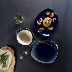 Villeroy Boch Organic Dark Blue talerz śniadaniowy