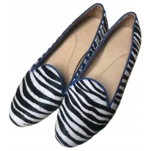 Najlepszy Outlet W Warszawie Multioutlet - Chatelles Zebra Fur Slipper Flats R35