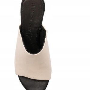 Klapki Marco Tozzi 27235-28 410 cream/black r.37