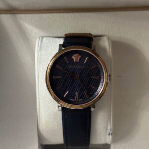 Zegarek VERSACE V-Circle Quartz Dark Blue Dial