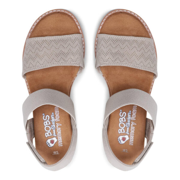 Multioutlet - Sandały Bobs By Skechers Desert Kiss 31440/Ofwt Beżowy Roz.35