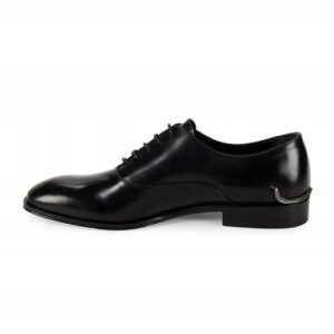 Roberto Cavalli Czarne skórzane buty Oxford 22511 roz.45