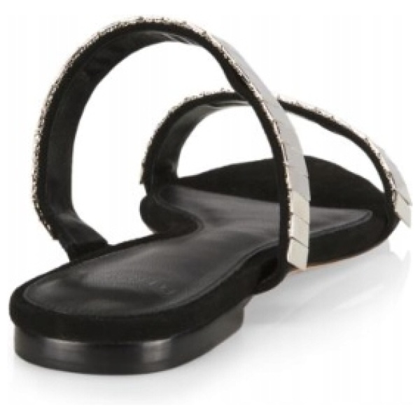 Najlepszy Outlet W Warszawie Multioutlet - Damskie Sandały Alexander Birman Anjelica Suede Flat Sandals R.39