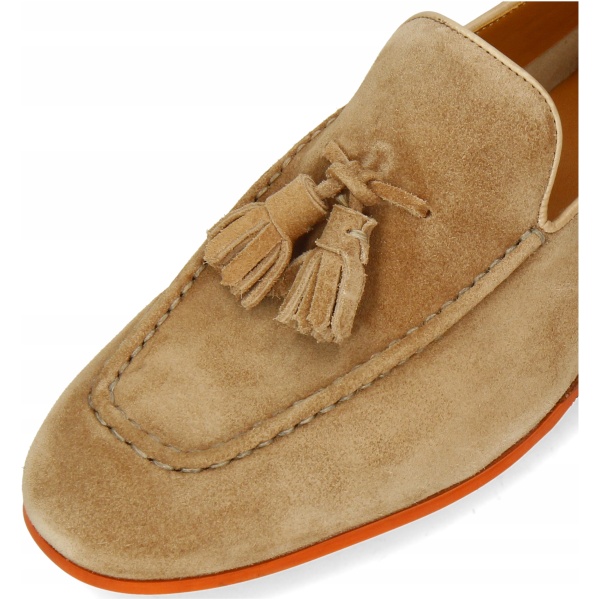 Multioutlet - Mokasyny Melvin &Amp; Hamilton Clive 20 Suede Duogrande Camel Tassel Roz.45