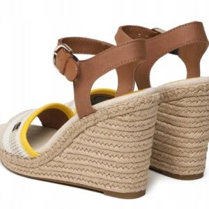 Damskie espadryle Tommy Hilfiger Feminine Crochet High Wedge r.40