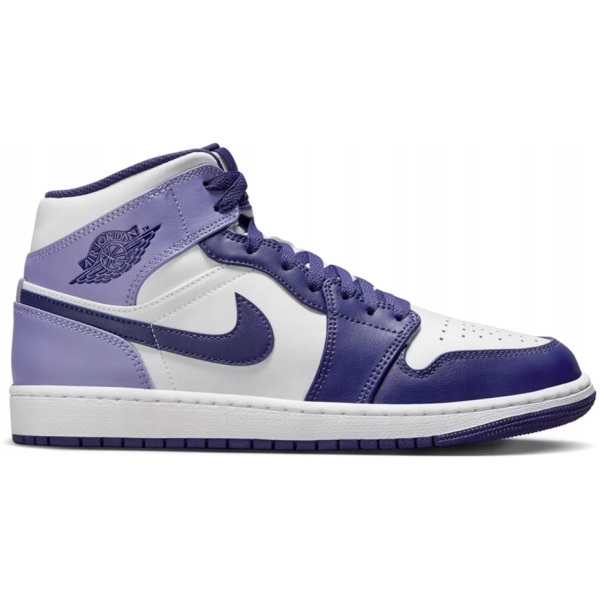 Multioutlet - Air Jordan Buty Damskie Sportowe Air Jordan 1 Mid &Quot;Purple Toe&Quot; Rozmiar 36,5