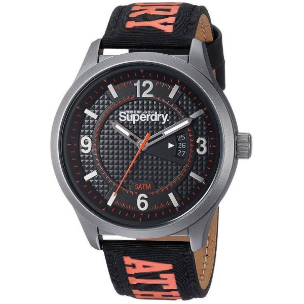 Multioutlet - Zegarek Superdry Syg171Bo Męski Skórzany Sportowy