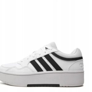 Adidas Buty Damskie Sportowe Białe HOOPS 3.0 BOLD IG6115 # 41 1/3