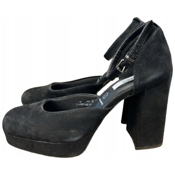 Najlepszy Outlet W Warszawie Multioutlet - Damskie Zamszowe Buty Na Obcasie I Koturnie Mark&Amp;Spencer R.39,5