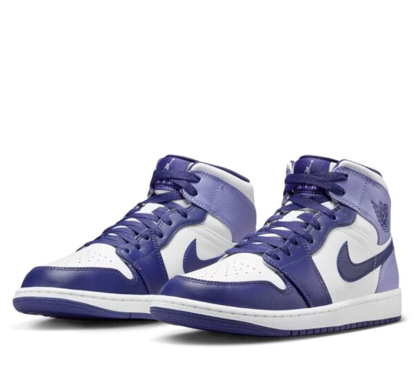 Multioutlet - Air Jordan Buty Damskie Sportowe Air Jordan 1 Mid &Quot;Purple Toe&Quot; Rozmiar 36,5