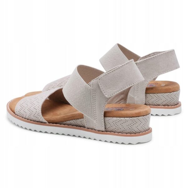 Multioutlet - Sandały Bobs By Skechers Desert Kiss 31440/Ofwt Beżowy Roz.35