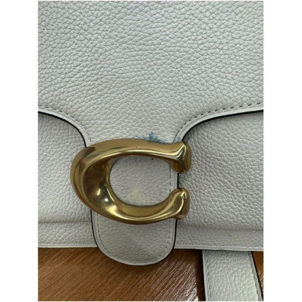 Multioutlet - Coach Torebka Kopertówka Pbbl Tab Sb 26 73995 Skóra Naturalna Licowa Biały