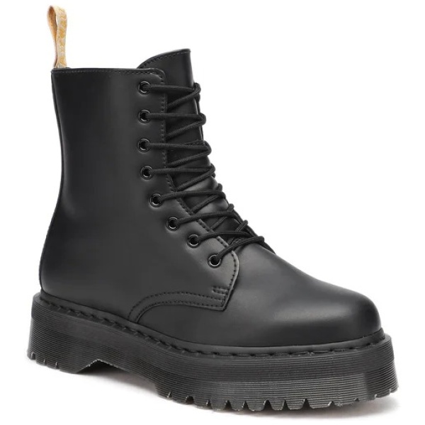 Najlepszy Outlet W Warszawie Multioutlet - Dr. Martens Glany Damskie Vegan Jadon Ii Mono Rozmiar 37