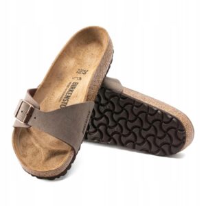 Birkenstock Klapki Madrid 0040093 Brązowy R46