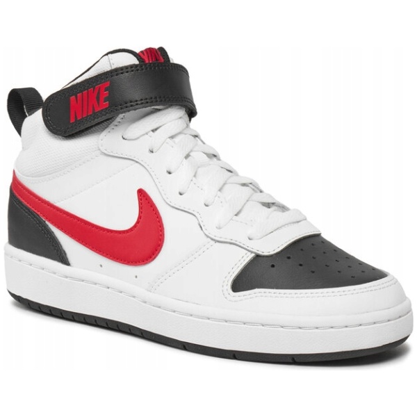 Multioutlet - Sneakersy Nike Buty Court Borough Mid 2 (Gs) Cd7782-110 Biały R40