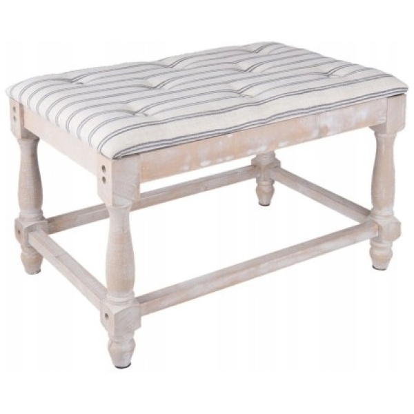 Multioutlet - Stołek Pufy Clayre &Amp; Eef 60X40X42 Cm