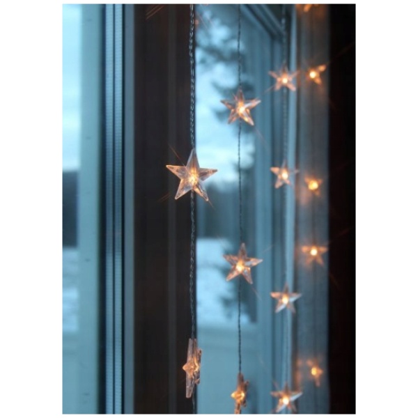 Multioutlet - Star Curtain Lampki Choinkowe