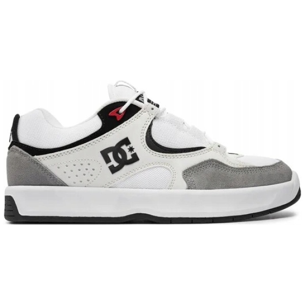 Najlepszy Outlet W Warszawie Multioutlet - Dc Męskie Sneakersy Kalynx Zero Adys100819 Grey/Black/White Xskw