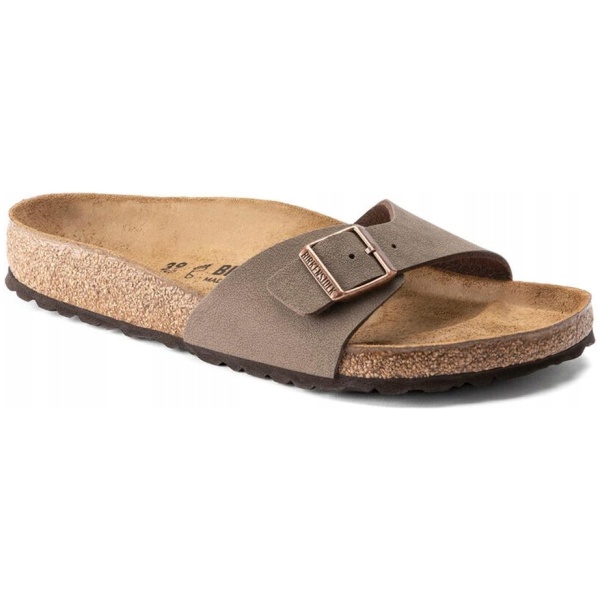 Multioutlet - Birkenstock Klapki Madrid 0040093 Brązowy R46