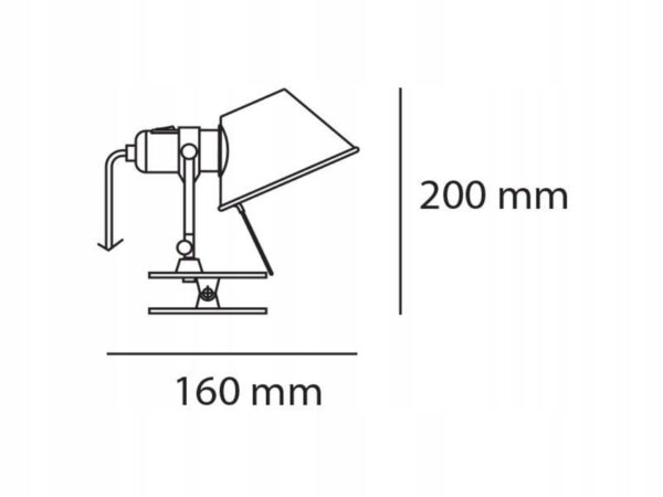 Multioutlet - Artemide Tolomeo Micro Led Pinza A043800