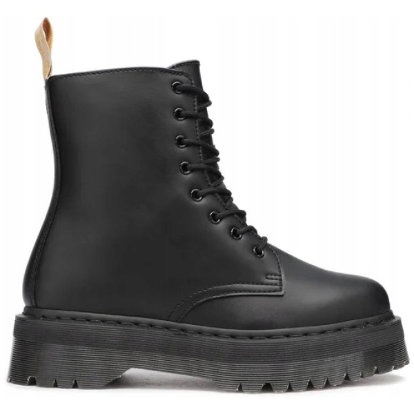 Najlepszy Outlet W Warszawie Multioutlet - Dr. Martens Glany Damskie Vegan Jadon Ii Mono Rozmiar 37