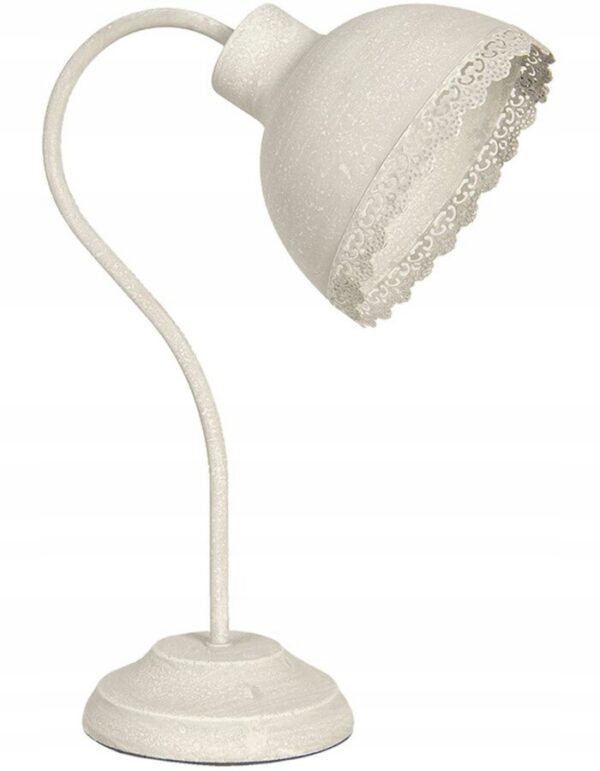 Najlepszy Outlet W Warszawie Multioutlet - Lampka Biurkowa Clayre&Amp;Eef 15X25X35Cm E27 Kremowa