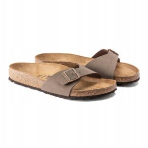 Birkenstock Klapki Madrid 0040093 Brązowy R46