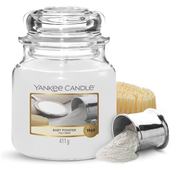 Najlepszy Outlet W Warszawie Multioutlet - Świeca Tradycyjna Parafinowa Baby Powder Yankee Candle 1 Szt.