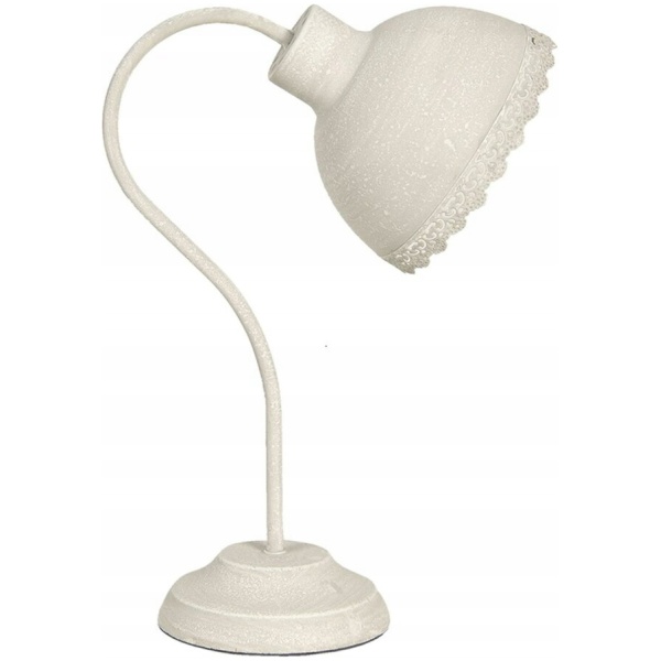 Najlepszy Outlet W Warszawie Multioutlet - Lampka Biurkowa Clayre&Amp;Eef 15X25X35Cm E27 Kremowa