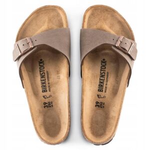 Birkenstock Klapki Madrid 0040093 Brązowy R46