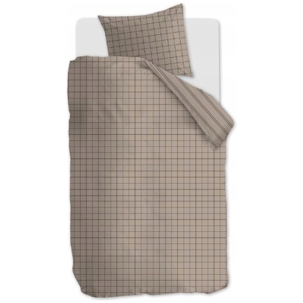 Najlepszy Outlet W Warszawie Multioutlet - Beddinghouse Vtwonen Grid Sand 135X200 Cm + 1 Szt. 80X80 Cm