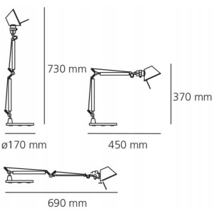 Artemide TOLOMEO MICRO žárovk.BLU A011850