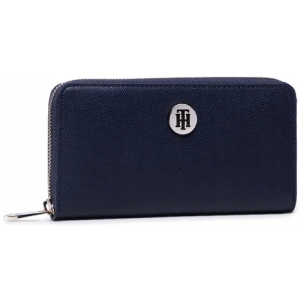 Multioutlet - Tommy Hilfiger Duży Portfel Damski Honey Lrg Za Wallet Aw0Aw10539 Granatowy