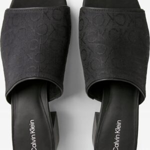 Klapki Calvin Klein Heel Mule 45 Mono Jacq R38