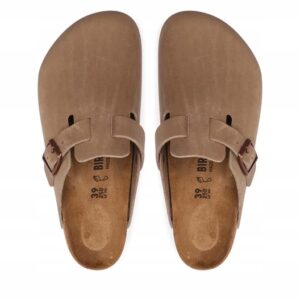 Birkenstock Klapki Boston Bs 960811 Beżowy R37