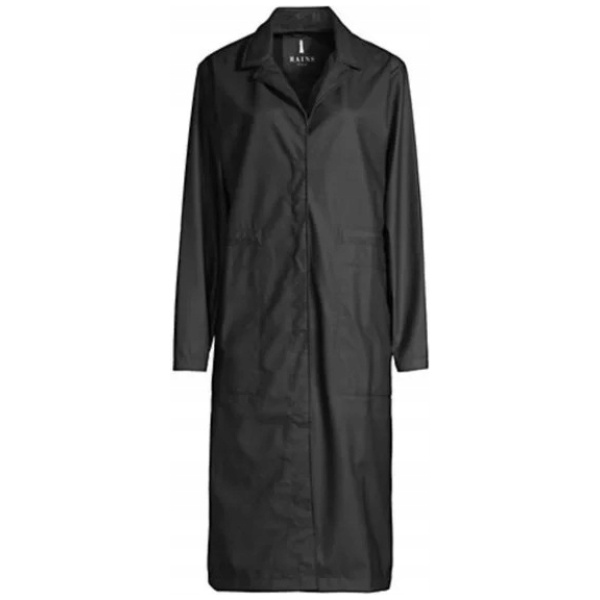 Multioutlet - Rains String Trench Overcoat Black