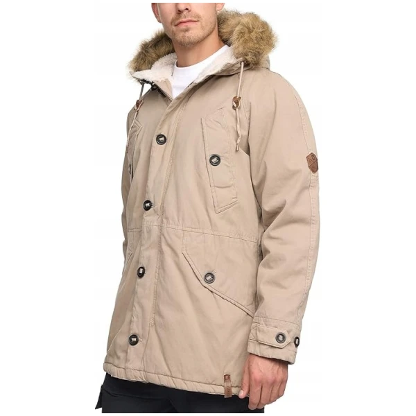 Najlepszy Outlet W Warszawie Multioutlet - Indicode Men'S Fann Cotton Parka