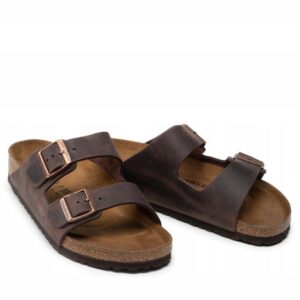 Birkenstock Klapki Arizona Bs 0052531 Brązowy R49