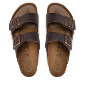 Birkenstock Klapki Arizona Bs 0052531 Brązowy R49