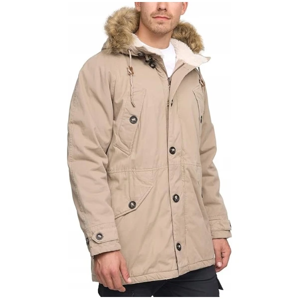 Najlepszy Outlet W Warszawie Multioutlet - Indicode Men'S Fann Cotton Parka