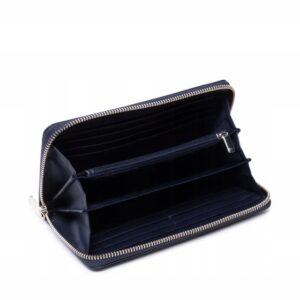 Tommy Hilfiger Duży Portfel Damski Honey Lrg Za Wallet AW0AW10539 Granatowy