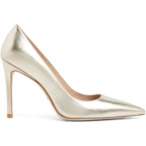 Multioutlet - Buty Stuart Weitzman Light Gold Pump R.35