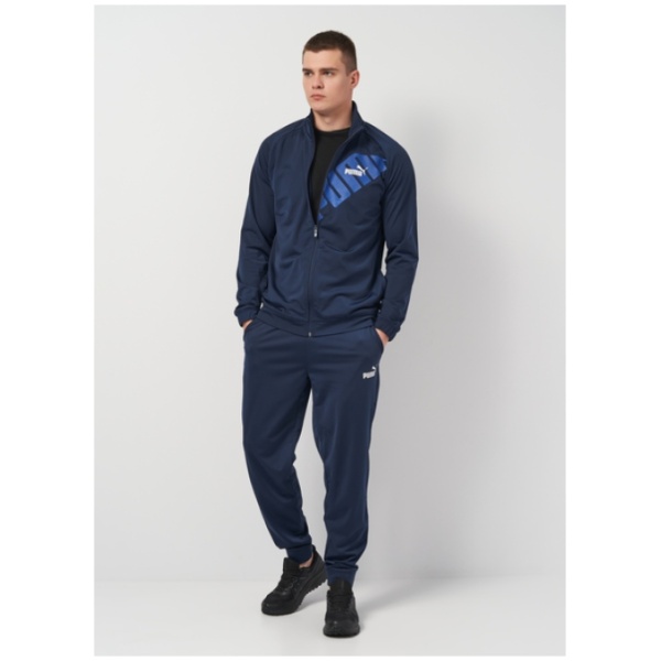 Najlepszy Outlet W Warszawie Multioutlet - Puma 67888614 Power Tracksuit Clun Navy Xxl