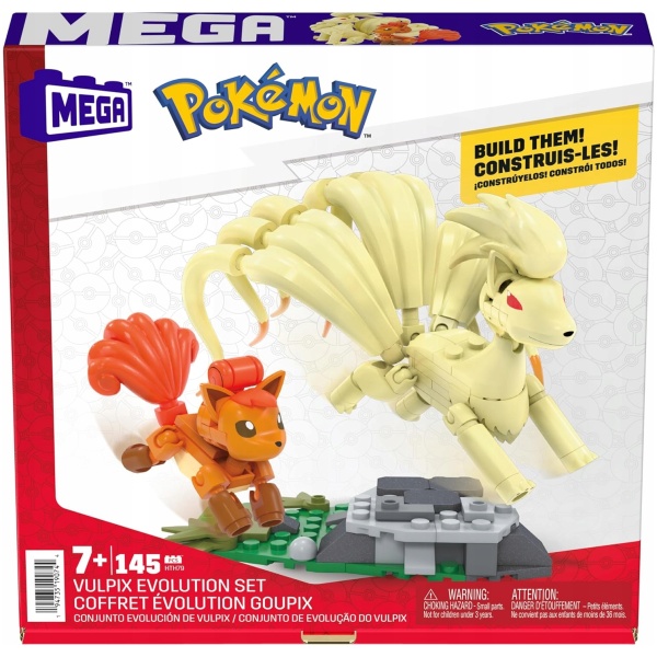 Najlepszy Outlet W Warszawie Multioutlet - Mega Construx Klocki 145 El Pokemon Vulpix Ewolucja