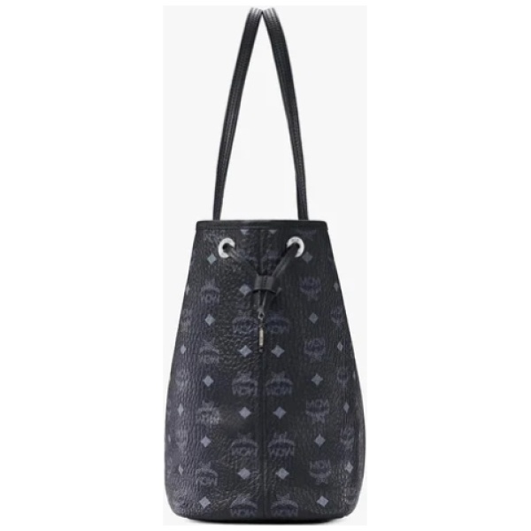 Najlepszy Outlet W Warszawie Multioutlet - Mcm Reversible Liz Shopper In Visetos - Black - Medium