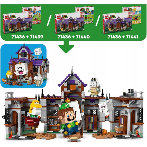 Multioutlet - Lego Super Mario 71436 Nawiedzona Rezydencja Kinga Boo