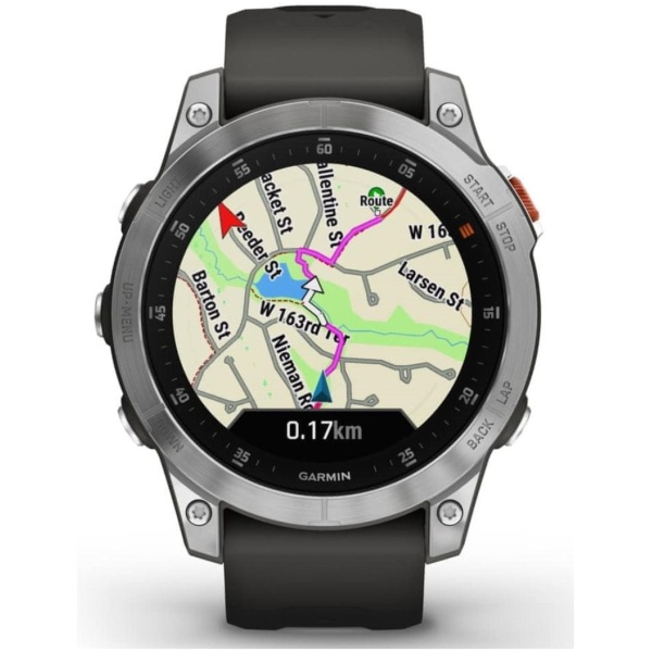 Najlepszy Outlet W Warszawie Multioutlet - Garmin Epix 2 Steel Stalowy Z Szarym Paskiem