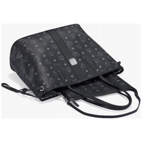 Najlepszy Outlet W Warszawie Multioutlet - Mcm Reversible Liz Shopper In Visetos - Black - Medium