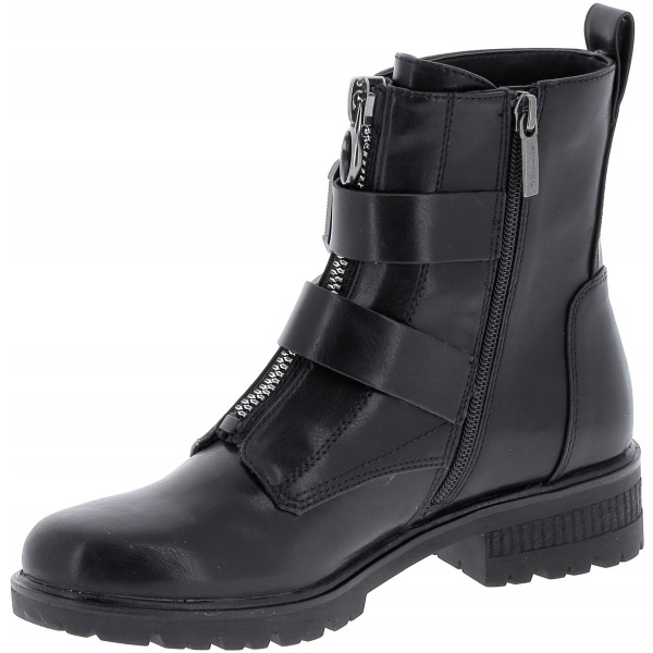 Najlepszy Outlet W Warszawie Multioutlet - Botki Tamaris 1-25794-35 020 Damskie Black Matt R.41