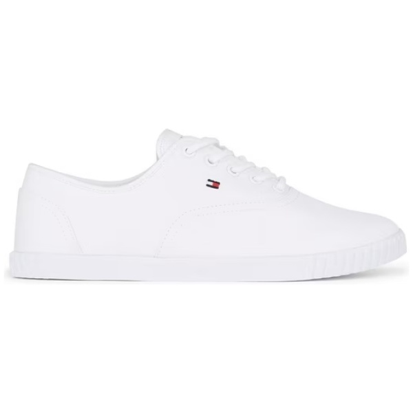 Multioutlet - Damskie Płócienne Sznurowane Tenisówki Tommy Hilfiger R.36